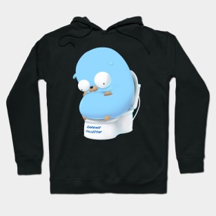 Golang Gopher Go Thinking Hoodie